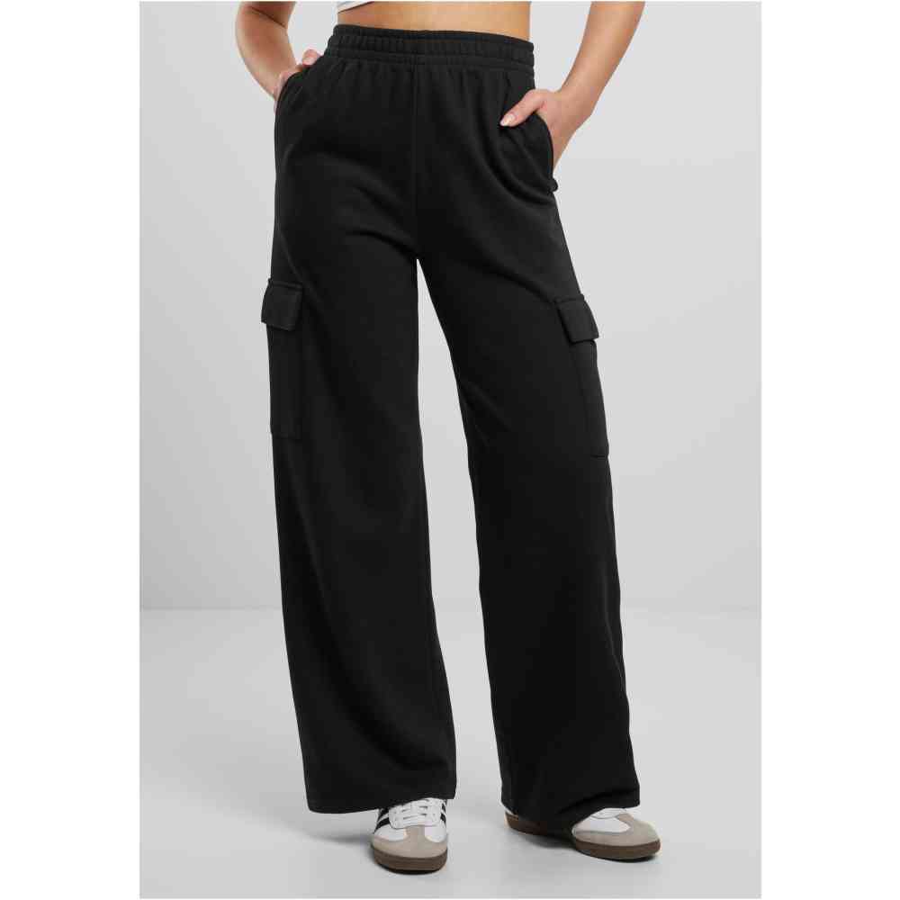 Urban Classics - Baggy Light Terry Dames joggingbroek - Zwart